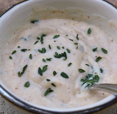 Moroccan yogurt dip